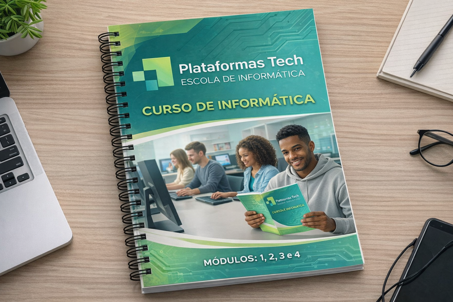 Apostilas Exclusivas de Informática Básica e Avançada para Alunos da PlataformasTech